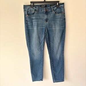 Judy Blue Relaxed Fit Straight Leg Jeans Blue Denim Plus Size